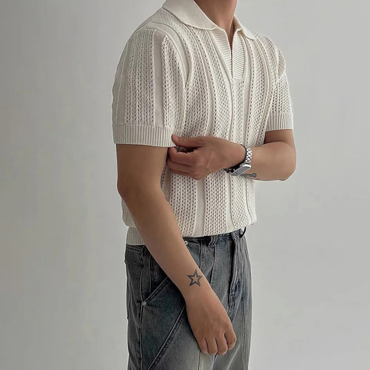Samuel | Polo en maille pour hommes OLD MONEY - Style confortable et élégant - Image 2