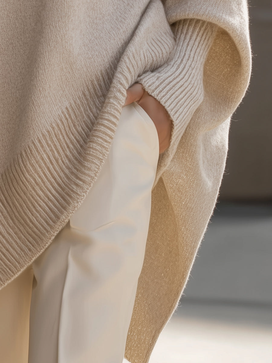 Image of Malva | Dame Oversize Crew Neck Sweater
