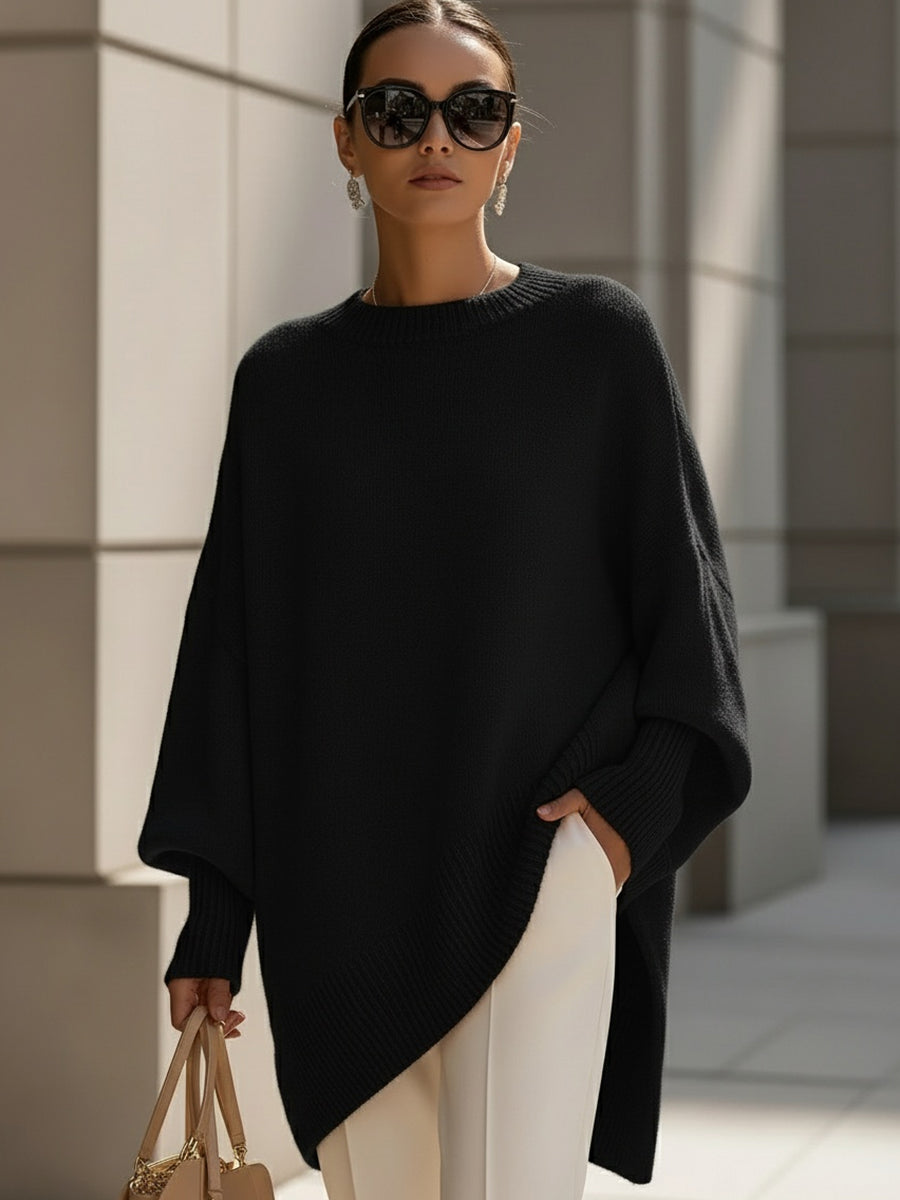 Image of Malva | Dame Oversize Crew Neck Sweater