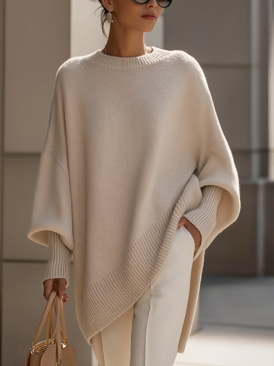 Image of Malva | Dame Oversize Crew Neck Sweater