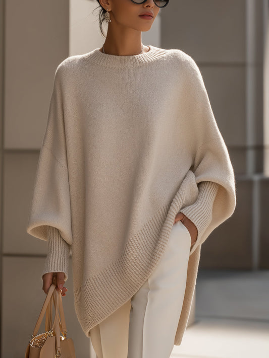 Image of Malva | Dame Oversize Crew Neck Sweater