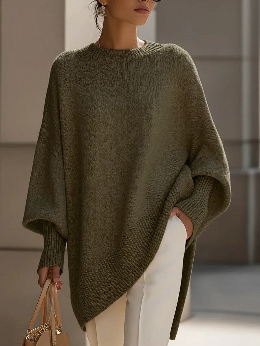 Image of Malva | Dame Oversize Crew Neck Sweater