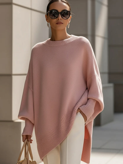 Image of Malva | Dame Oversize Crew Neck Sweater