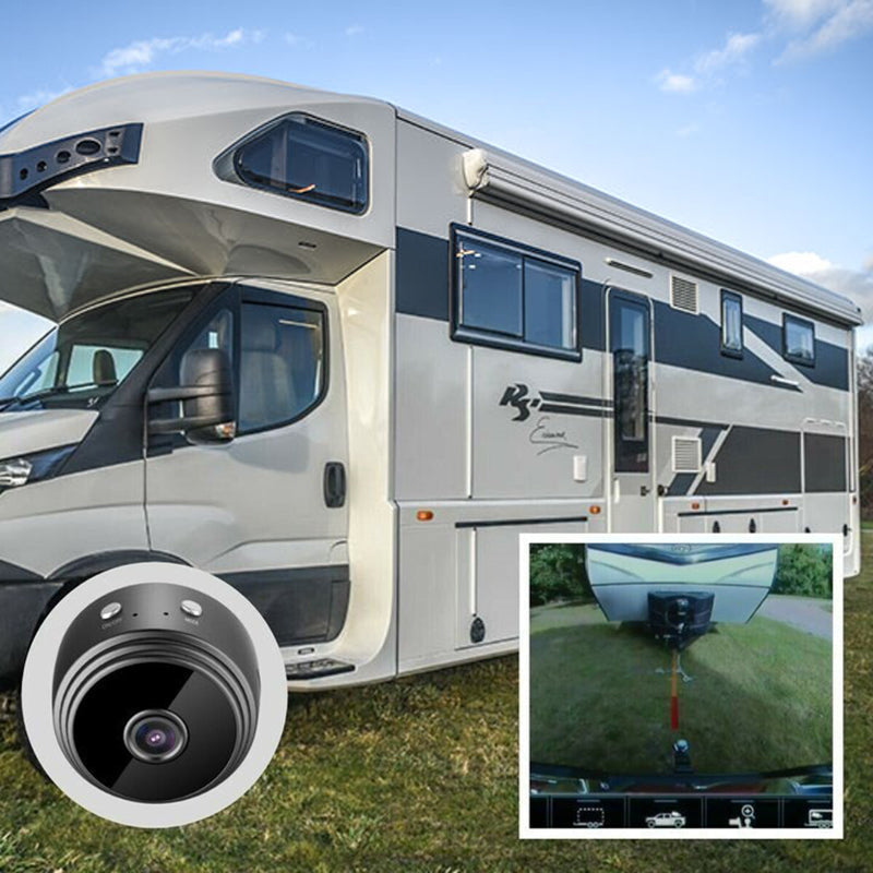 Marcelie | 1080p Magnetisk WiFi Mini Kamera-RV Campingvogn Bakkamera