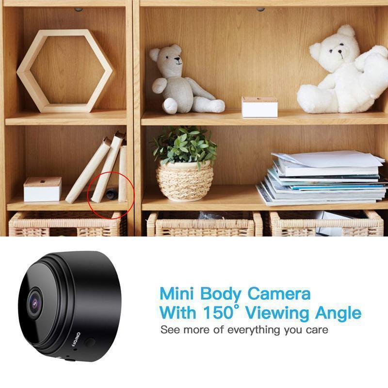 Marcelie | 1080p Magnetisk WiFi Mini Kamera-RV Campingvogn Bakkamera