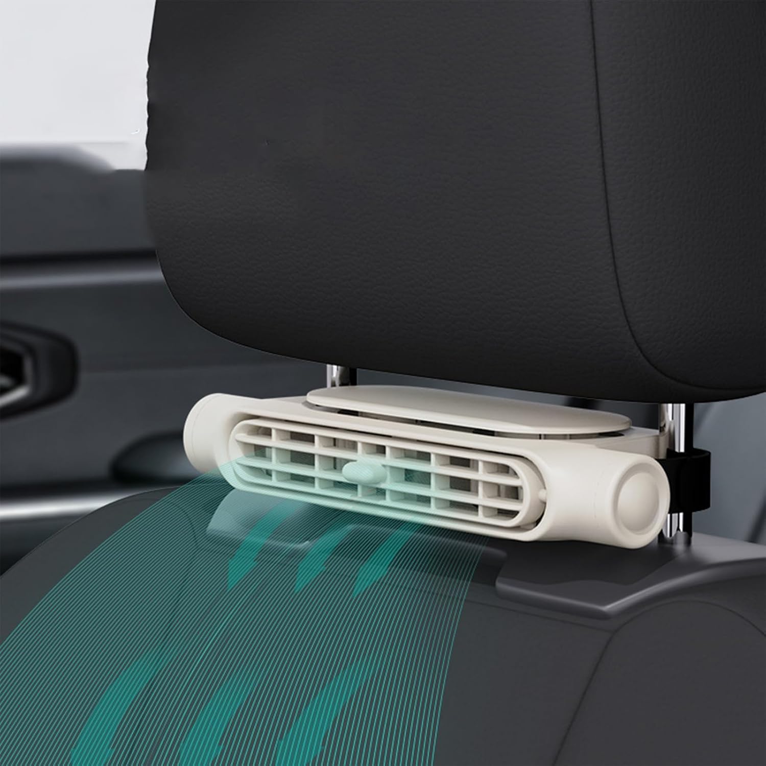Marcelie | 3 Hastigheder USB Bil Køleventilator & Hovedstøtte Montering – AutoBreeze (1+1 GRATIS)