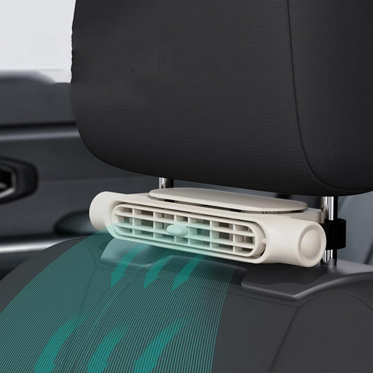 Marcelie | 3 Hastigheder USB Bil Køleventilator & Hovedstøtte Montering – AutoBreeze (1+1 GRATIS)