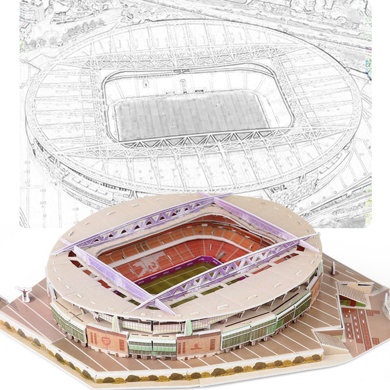 Marcelie | 3D Puslespil Fodboldstadion