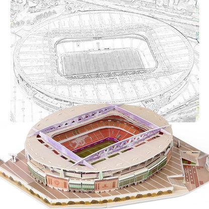 Marcelie | 3D Puslespil Fodboldstadion