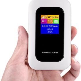 Marcelie | Bærbar 5G Wi-Fi Router | Sikker, Højhastighedsforbindelse til Rejser & Hjemmebrug