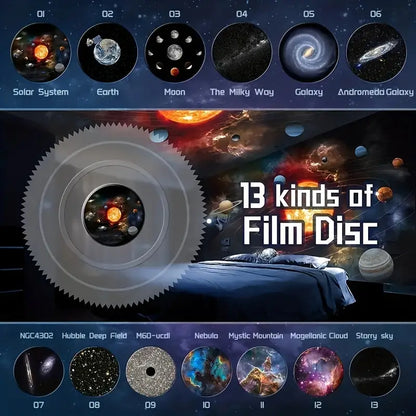 Marcelie | Celestial Dreams: 360° Planetarium Galaxy Projektor - Dækkende til hele rummet
