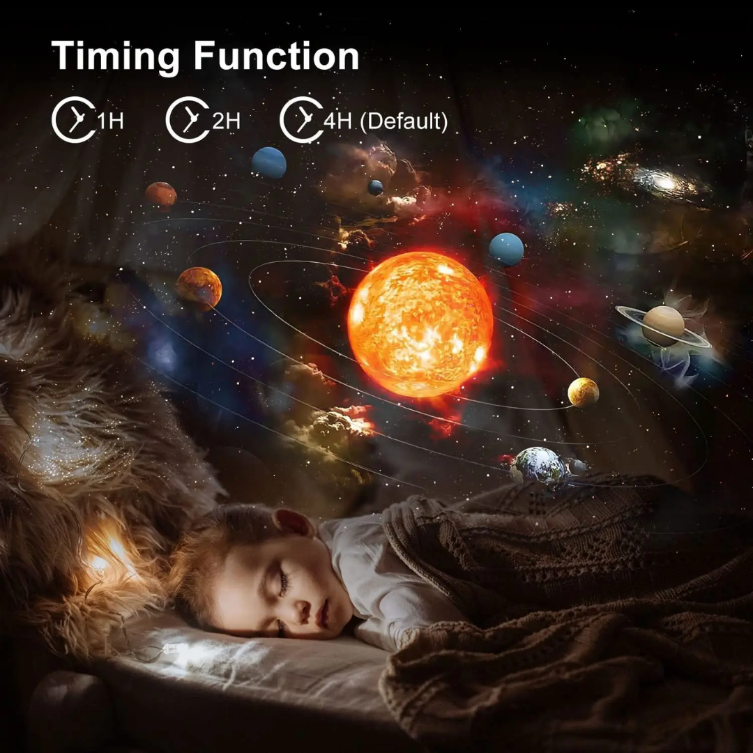 Marcelie | Celestial Dreams: 360° Planetarium Galaxy Projektor - Dækkende til hele rummet