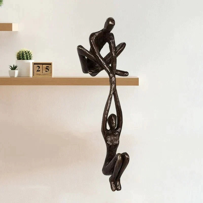 Marcelie | Evig Kærlighed & Styrke | Skulptur Figurine | Hjem Deko | Unik Dekoration