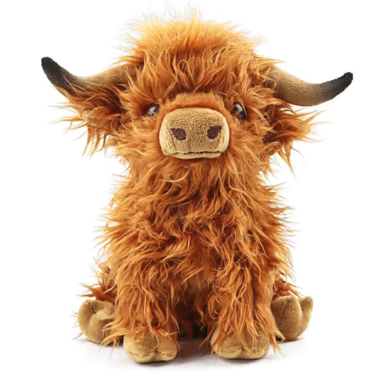 Marcelie | Fluffy Highland Krammedyr – Blød Ko til Unge og Gamle
