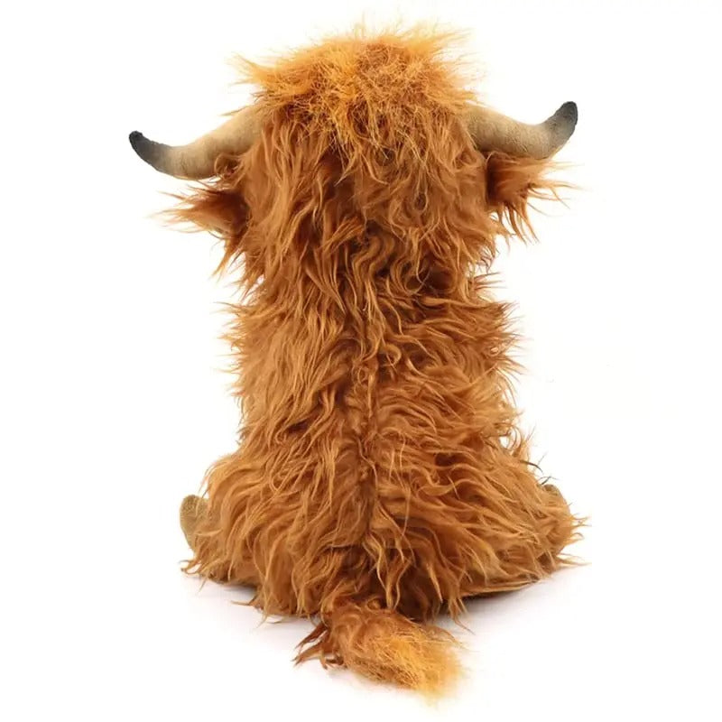 Marcelie | Fluffy Highland Krammedyr – Blød Ko til Unge og Gamle