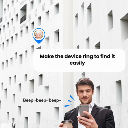 Marcelie | GPS Tracker til Ældre | Realtids Tracking, Vandtæt & Ingen Abonnementsgebyrer for Sindets Ro