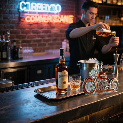 Marcelie | Harley Motorcykel Formet Whiskey Karaffel til Hjemmebaren