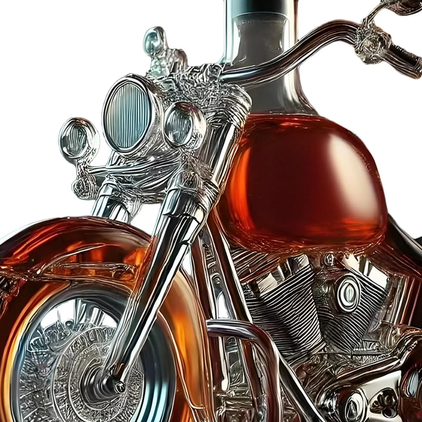 Marcelie | Harley Motorcykel Formet Whiskey Karaffel til Hjemmebaren