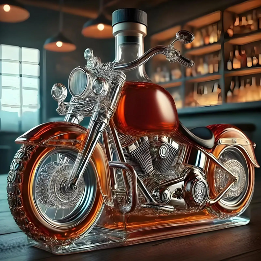 Marcelie | Harley Motorcykel Formet Whiskey Karaffel til Hjemmebaren