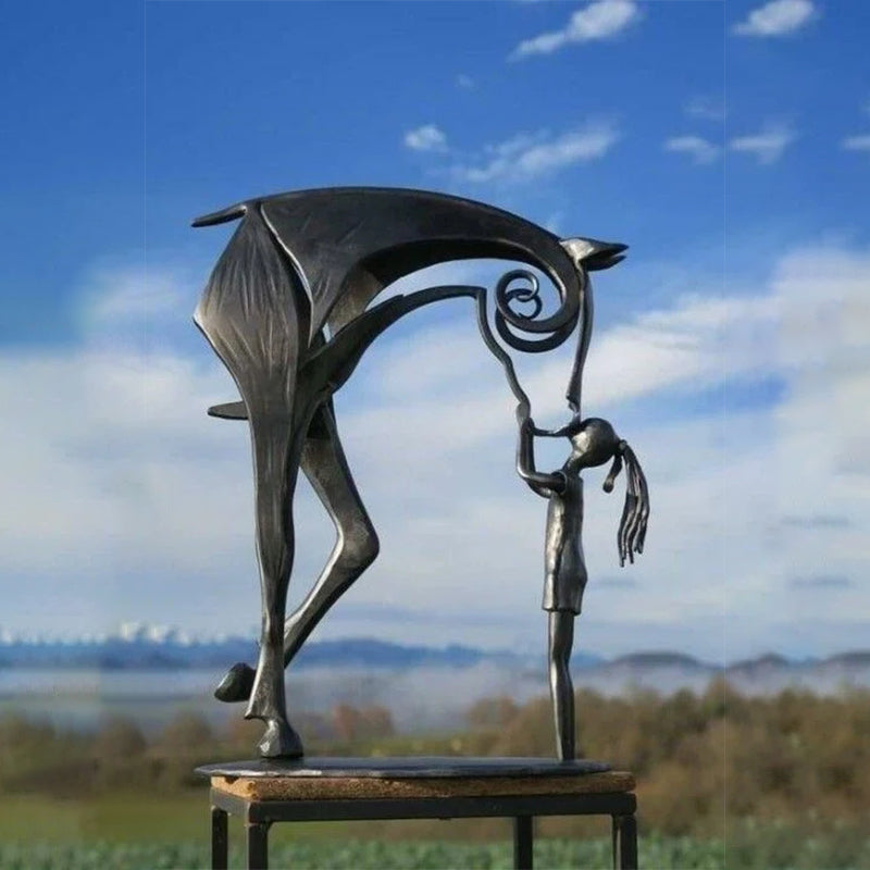 Marcelie | Kiss Hest Skulptur