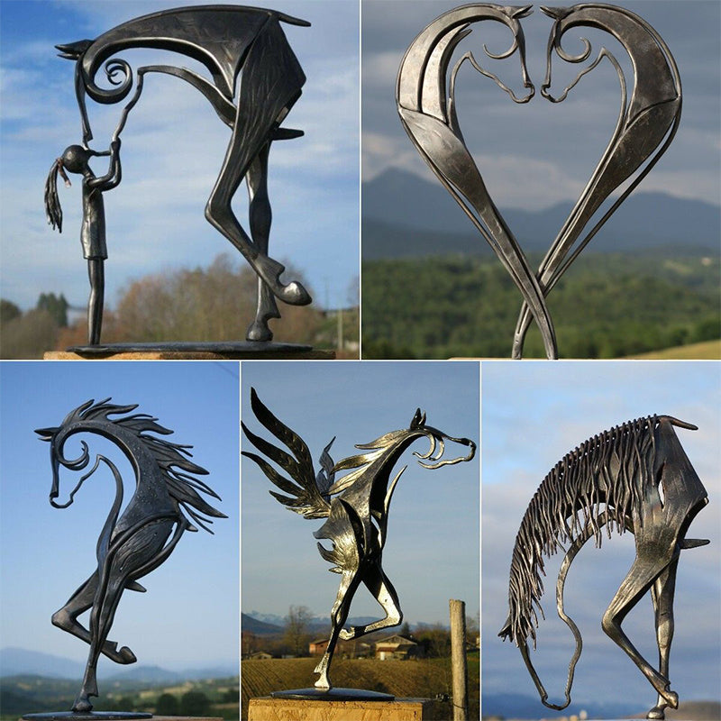 Marcelie | Kiss Hest Skulptur