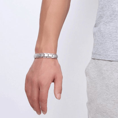 Marcelie | Magnetisk Sundhedsarmbånd | Rustfrit Stål med Energi Magneter