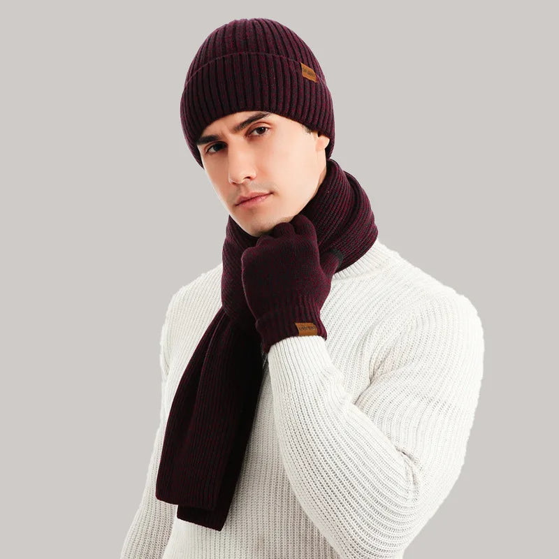 Marcelie Marcelie™ Cool Vinter Sæt | Med Cool Hue, Tørklæde og Handsker!