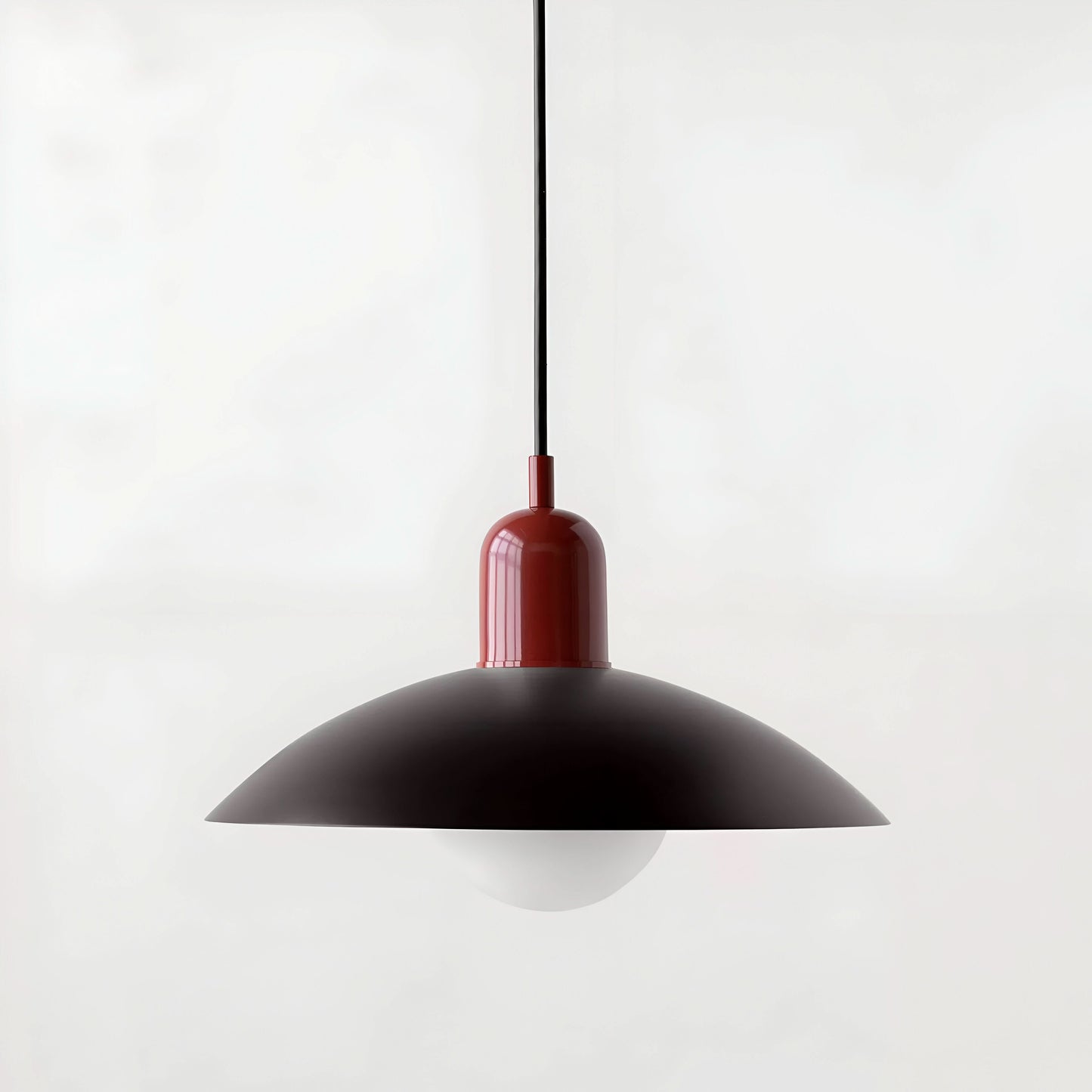 Marcelie | Moderne Macaron Bauhaus Pendelampe – Jernskærm