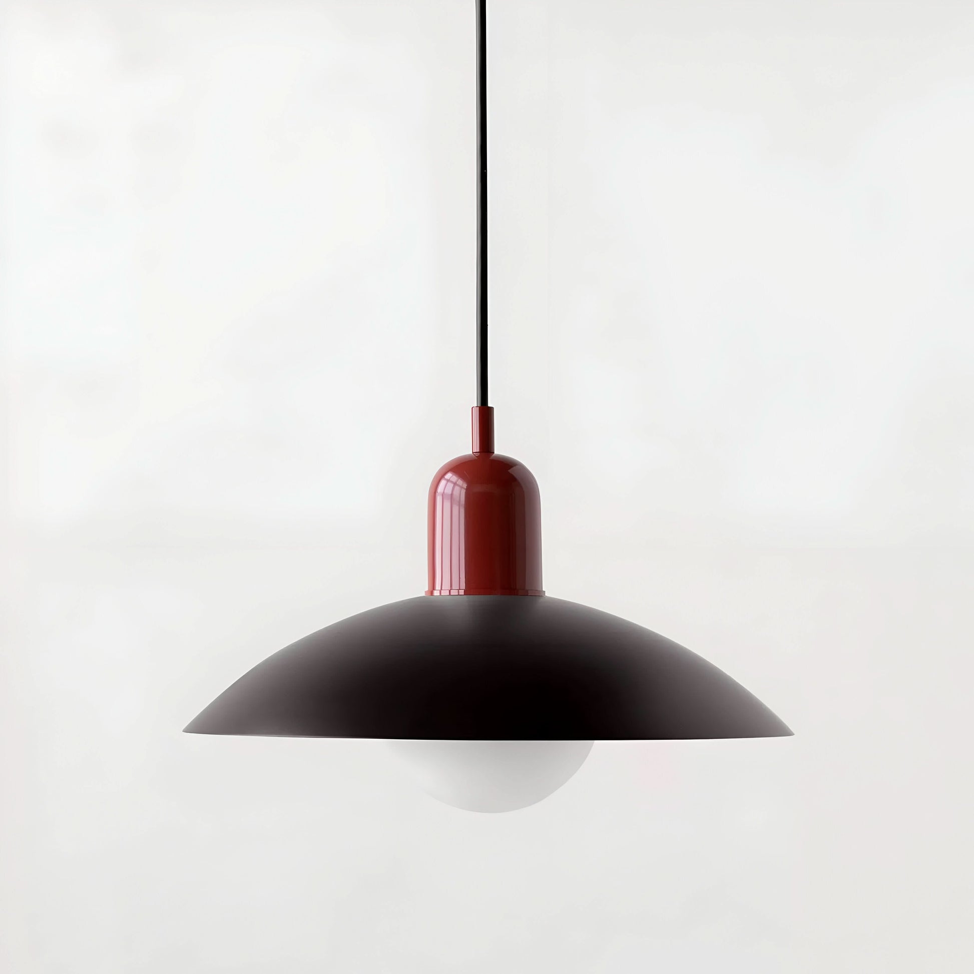 Marcelie | Moderne Macaron Bauhaus Pendelampe – Jernskærm