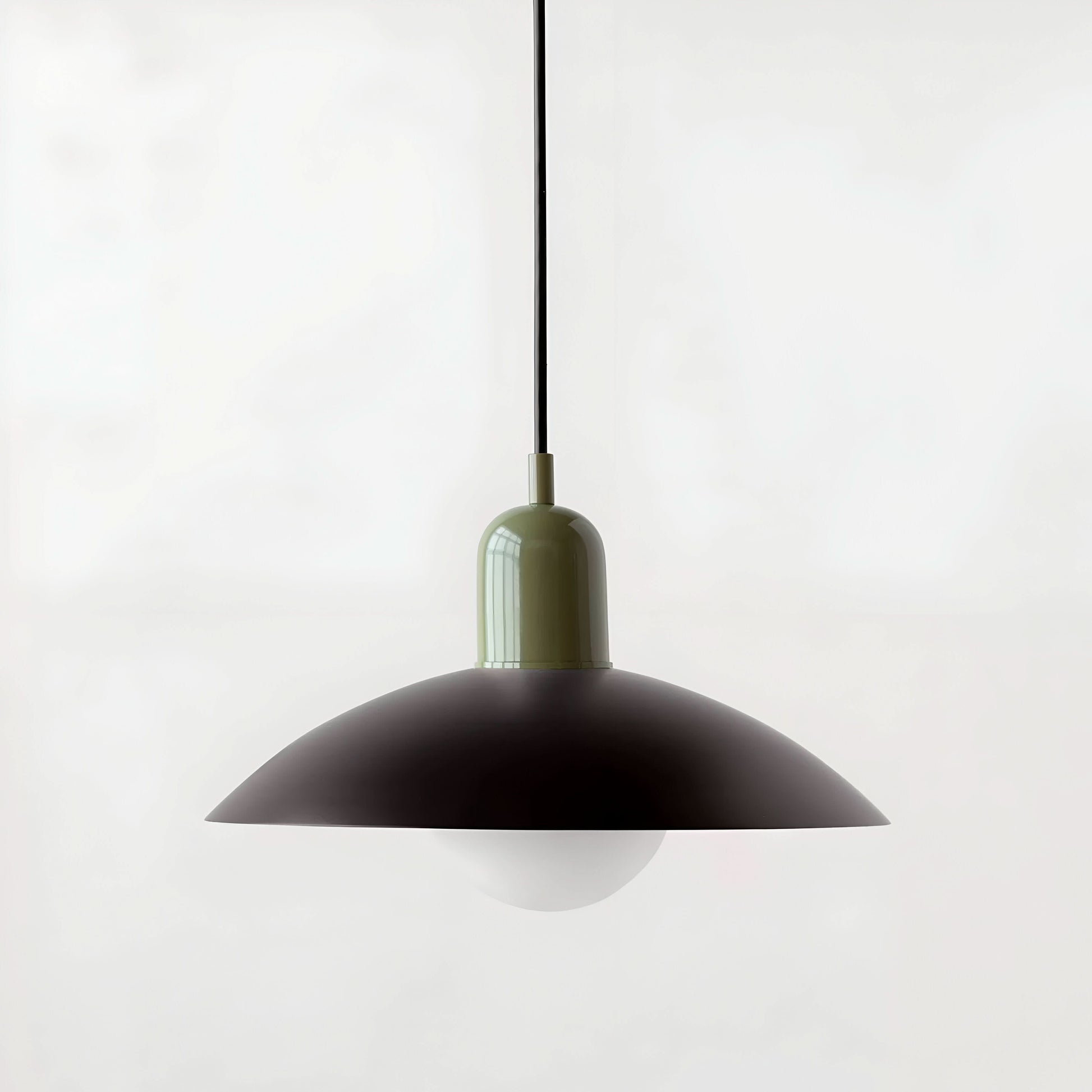 Marcelie | Moderne Macaron Bauhaus Pendelampe – Jernskærm