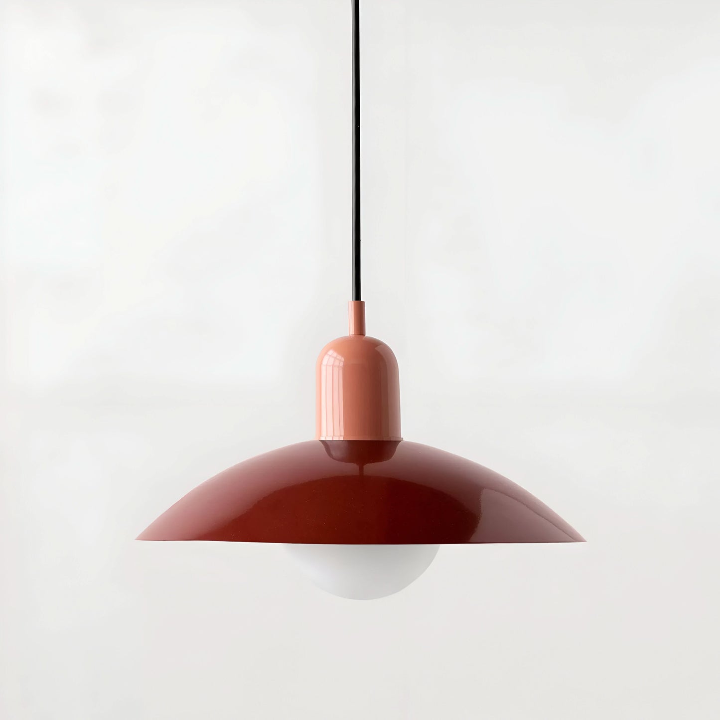Marcelie | Moderne Macaron Bauhaus Pendelampe – Jernskærm