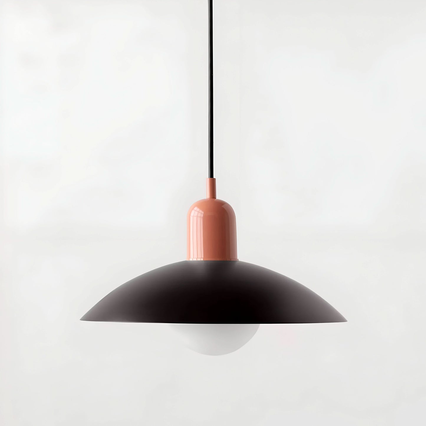 Marcelie | Moderne Macaron Bauhaus Pendelampe – Jernskærm