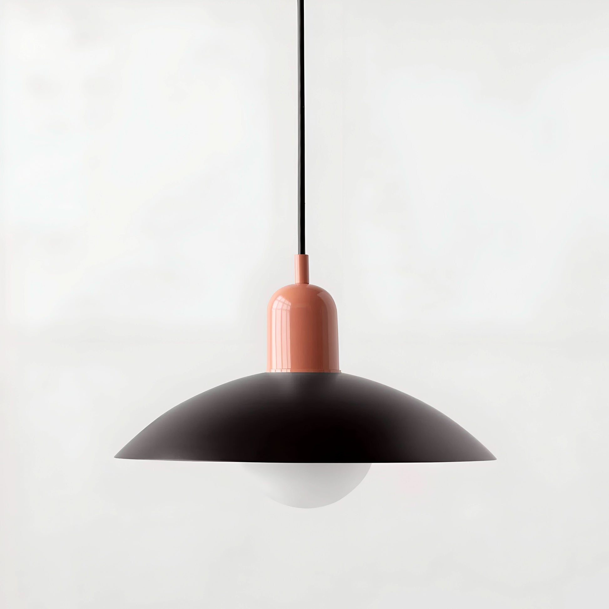 Marcelie | Moderne Macaron Bauhaus Pendelampe – Jernskærm