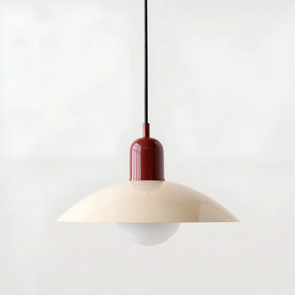 Marcelie | Moderne Macaron Bauhaus Pendelampe – Jernskærm