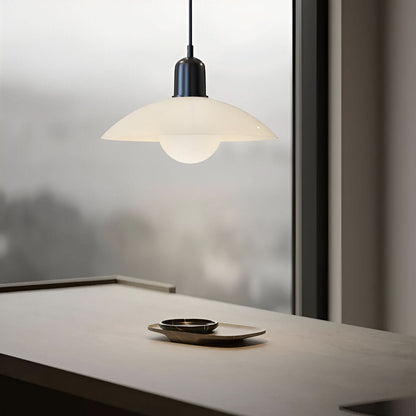 Marcelie | Moderne Macaron Bauhaus Pendelampe – Jernskærm