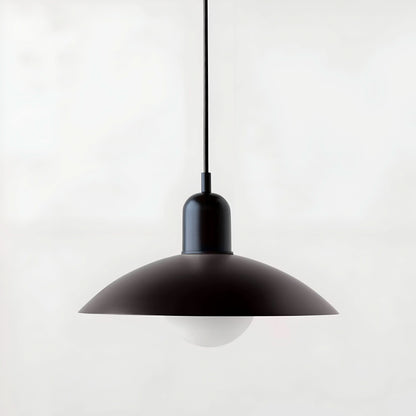 Marcelie | Moderne Macaron Bauhaus Pendelampe – Jernskærm