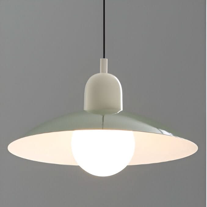 Marcelie | Moderne Macaron Bauhaus Pendelampe – Jernskærm