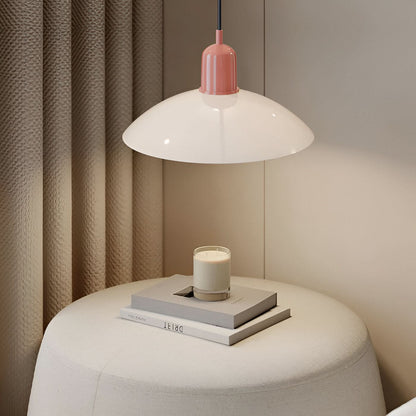 Marcelie | Moderne Macaron Bauhaus Pendelampe – Jernskærm