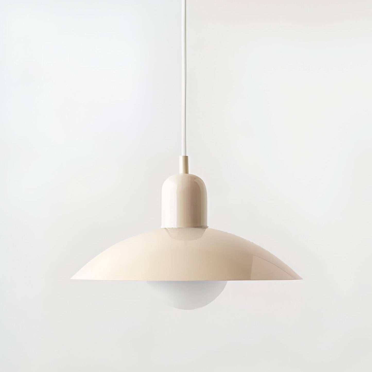 Marcelie | Moderne Macaron Bauhaus Pendelampe – Jernskærm
