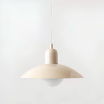 Marcelie | Moderne Macaron Bauhaus Pendelampe – Jernskærm