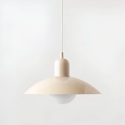 Marcelie | Moderne Macaron Bauhaus Pendelampe – Jernskærm