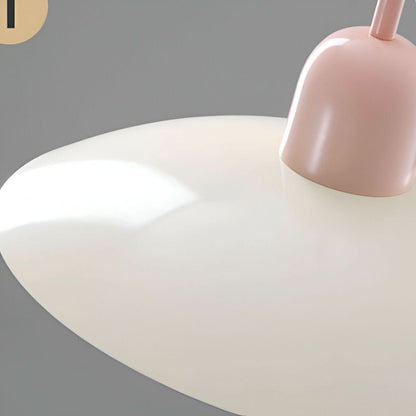 Marcelie | Moderne Macaron Bauhaus Pendelampe – Jernskærm