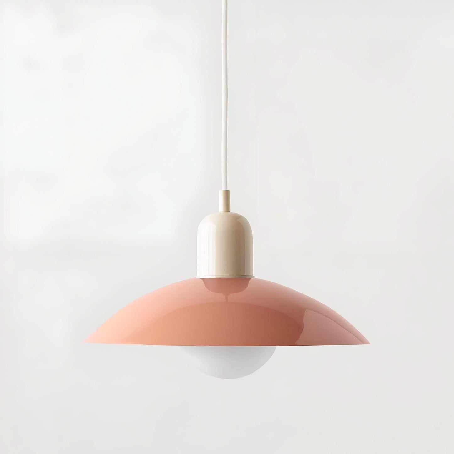Marcelie | Moderne Macaron Bauhaus Pendelampe – Jernskærm