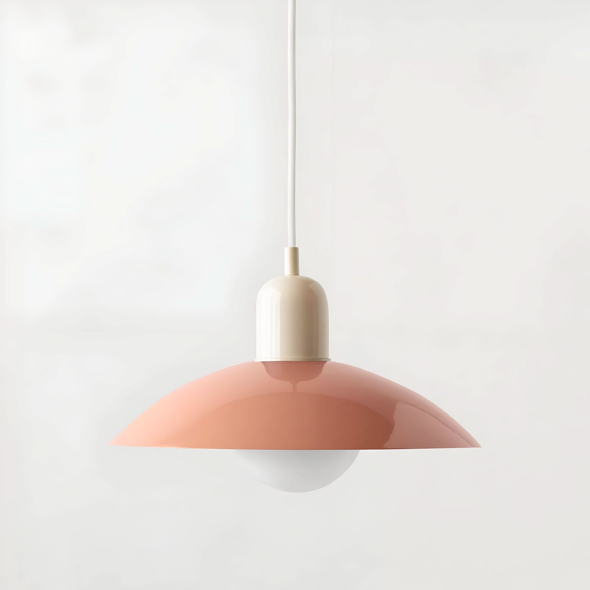 Marcelie | Moderne Macaron Bauhaus Pendelampe – Jernskærm