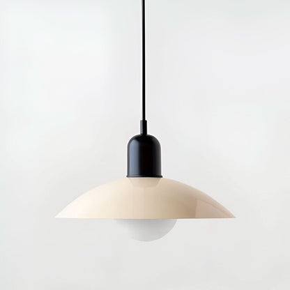 Marcelie | Moderne Macaron Bauhaus Pendelampe – Jernskærm