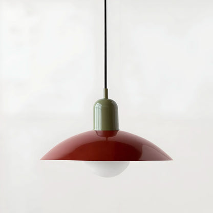 Marcelie | Moderne Macaron Bauhaus Pendelampe – Jernskærm