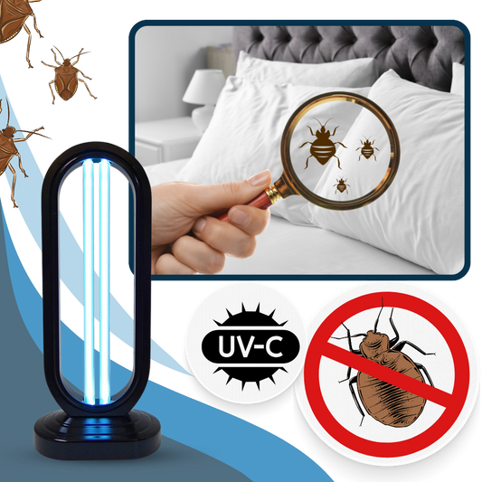 Marcelie | Multi-Overflade UV Desinfektionspære – Stærkeste Bed Bugs Dræber til Hjemmet & Rejsebrug