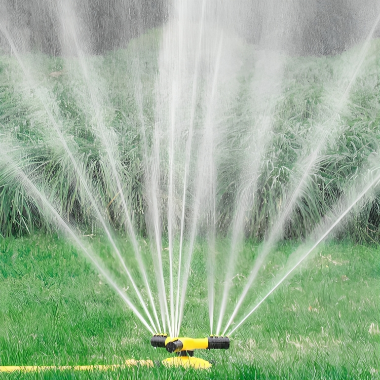 Marcelie | Rotationssprinkler til græsplæne | 360° dækning, vandbesparende teknologi & justerbar spray til effektiv havevanding