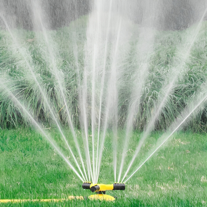 Marcelie | Rotationssprinkler til græsplæne | 360° dækning, vandbesparende teknologi & justerbar spray til effektiv havevanding