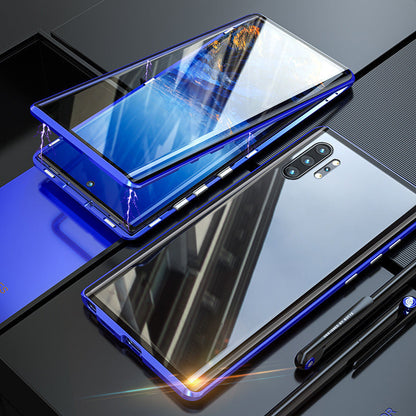 Marcelie Tempered Glass Dobbelt-Sidet Telefon Etui til Samsung